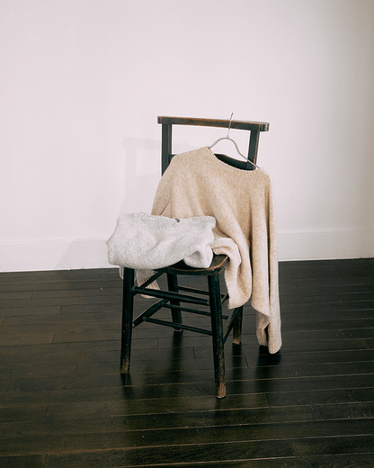 over sleeve knit