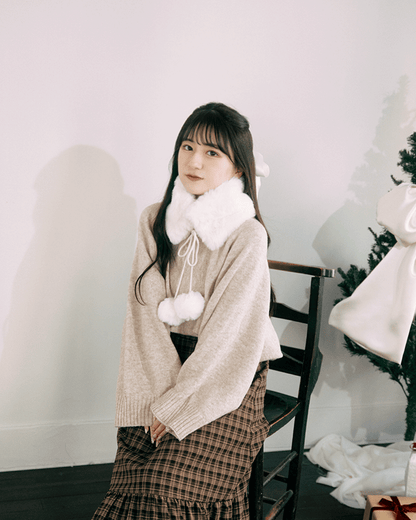 over sleeve knit