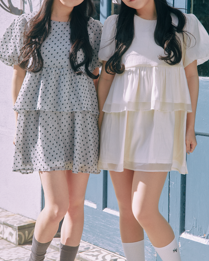 peplum mini one piece set up