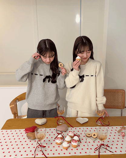 【Re Stock】Ribbon knit