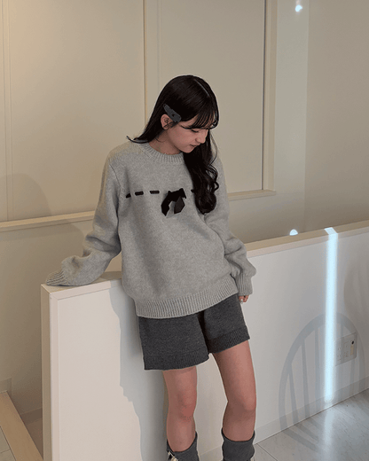 【Re Stock】Ribbon knit