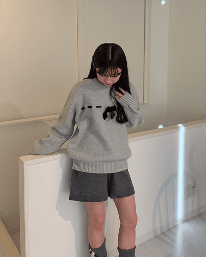 【Re Stock】Ribbon knit