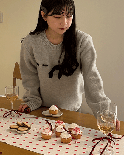 【Re Stock】Ribbon knit