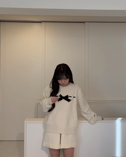 【Re Stock】Ribbon knit