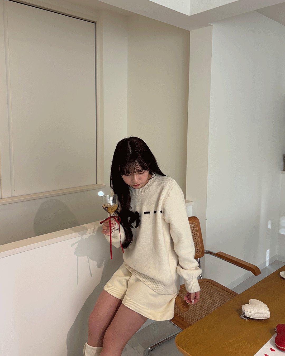 【Re Stock】Ribbon knit