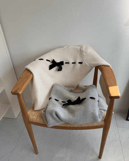 【Re Stock】Ribbon knit