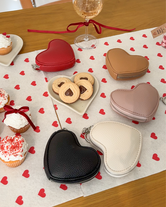 Heart pouch Keychain