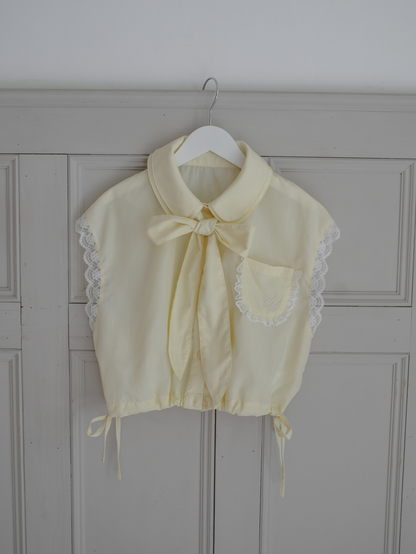 【6/17 20:00 発売】No sleeve bow tie shirt