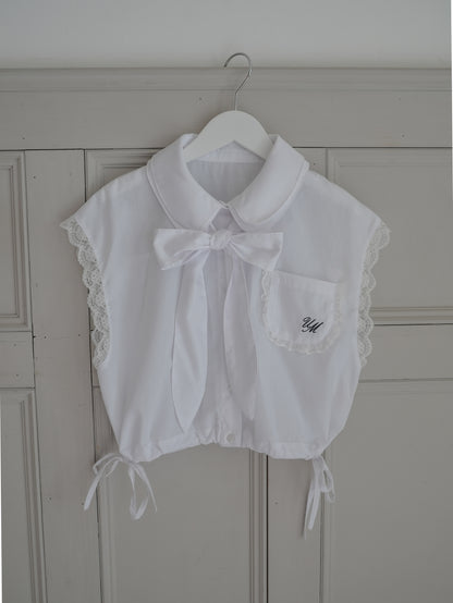 【6/17 20:00 発売】No sleeve bow tie shirt