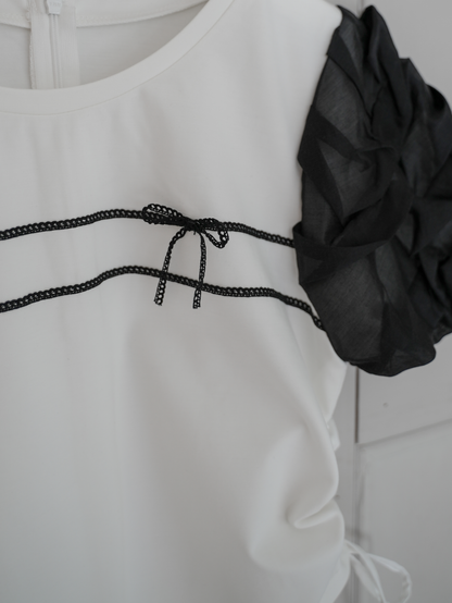 【6/17 20:00 発売】Volume sleeve drawstring tops