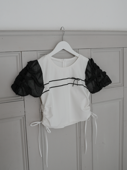 【6/17 20:00 発売】Volume sleeve drawstring tops