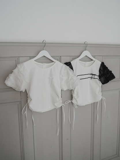 【6/17 20:00 発売】Volume sleeve drawstring tops