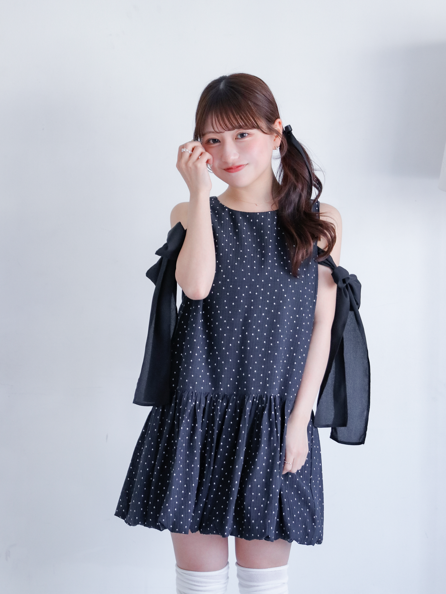 Shoulder Ribbon Balloon One-Piece