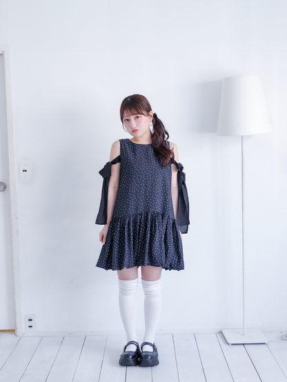 Shoulder Ribbon Balloon One-Piece