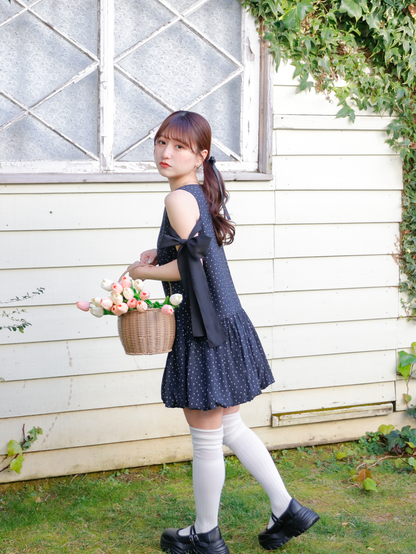 Shoulder Ribbon Balloon One-Piece