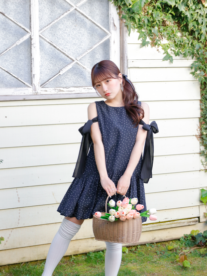 Shoulder Ribbon Balloon One-Piece