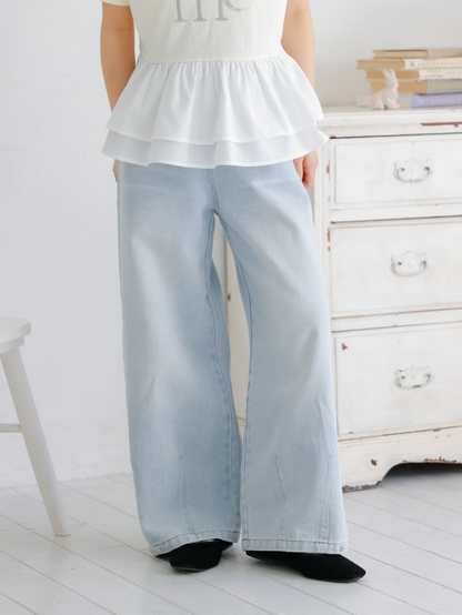 2Way Heart Rivet Denim