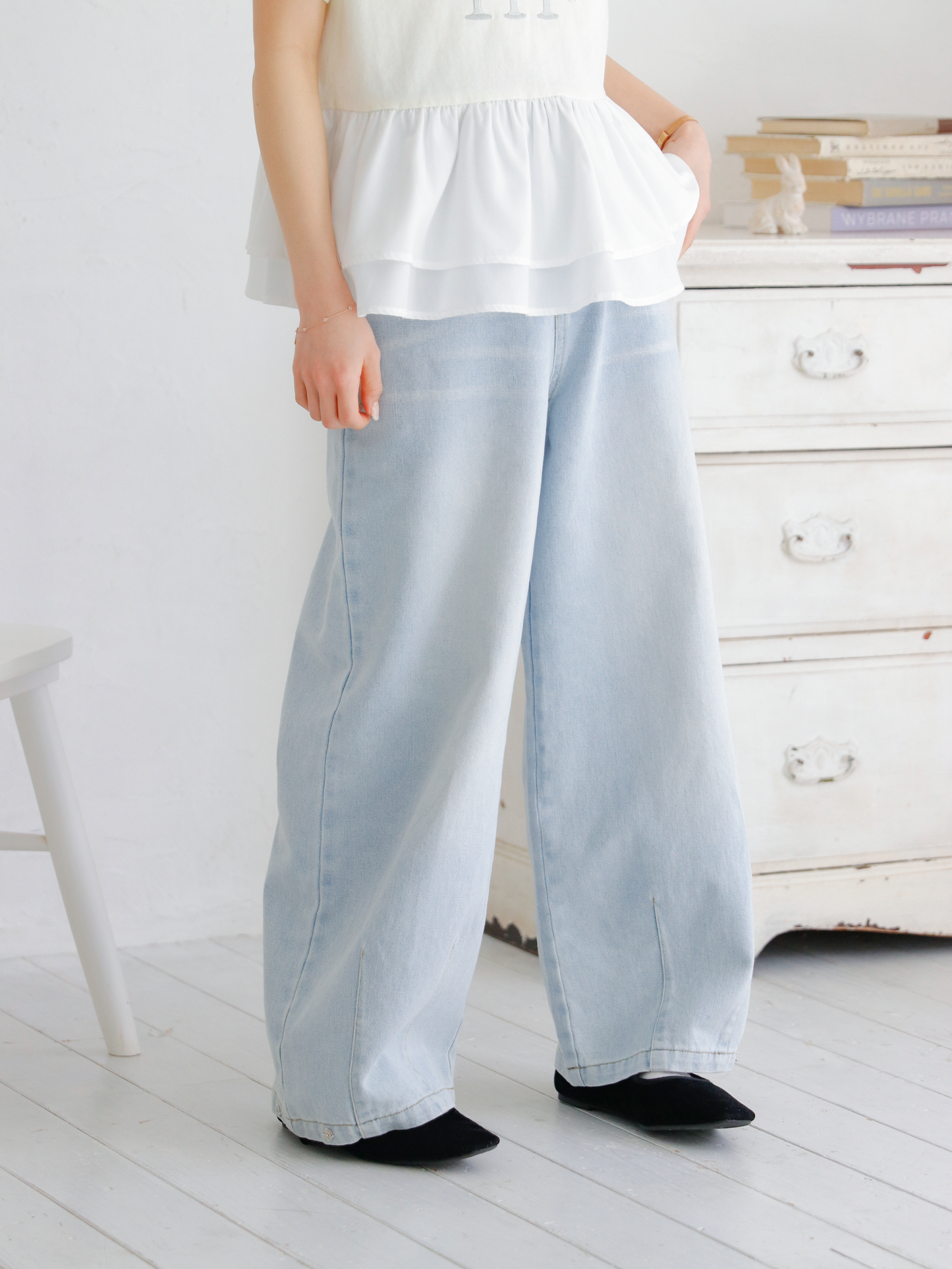 2Way Heart Rivet Denim