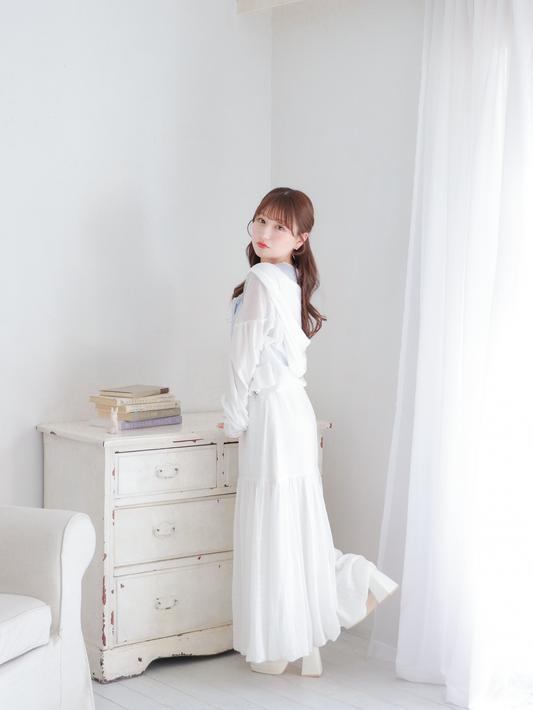 【Re Stock】Chiffon Balloon Skirt