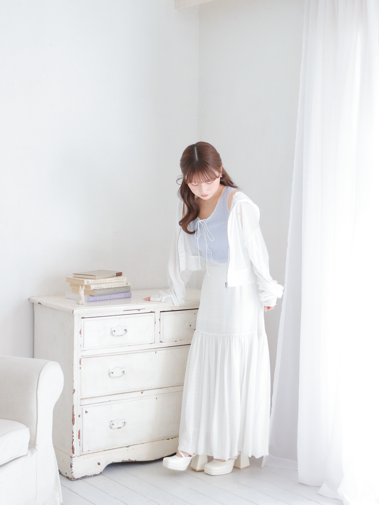 【Re Stock】Chiffon Balloon Skirt