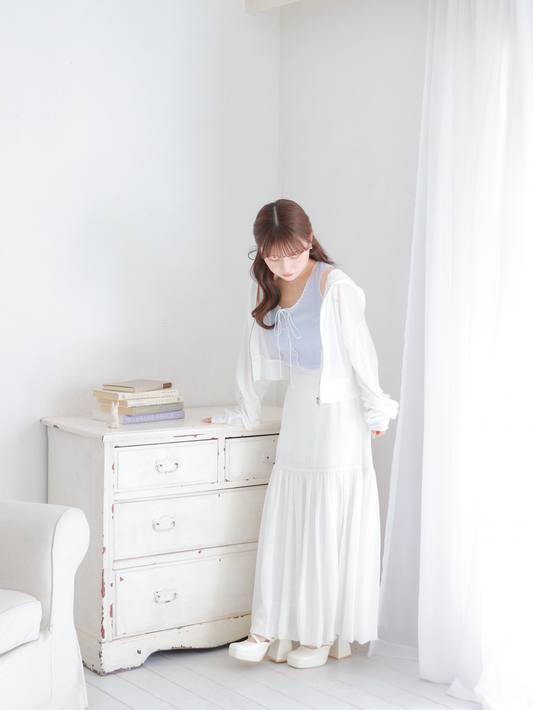 【Re Stock】Chiffon Balloon Skirt