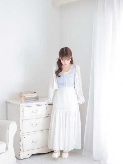 【Re Stock】Chiffon Balloon Skirt