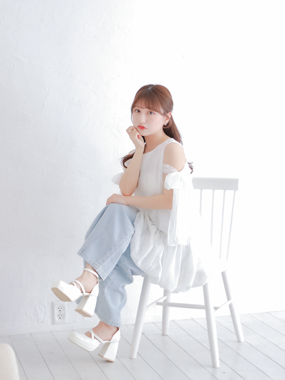 Shoulder Ribbon Balloon One-Piece
