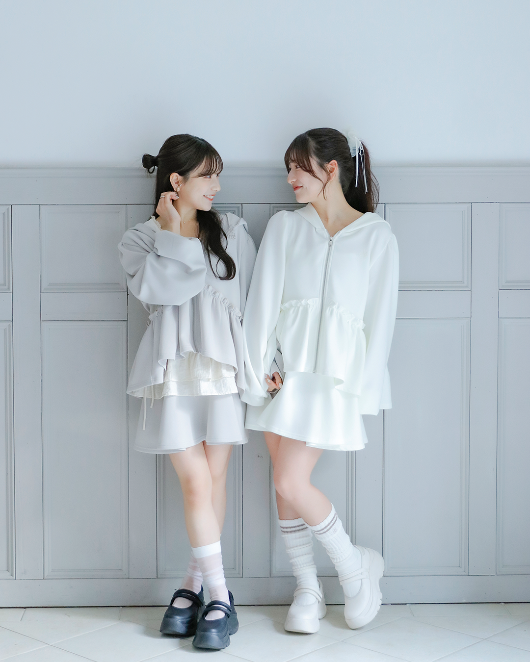 sweat flare skirt (setup対応)