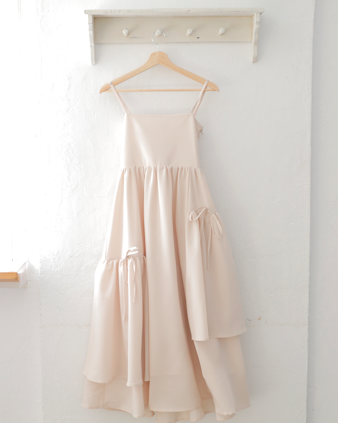 【restock】asimée tiered camisole onepiece